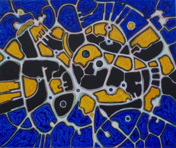 049. Junction in Blue